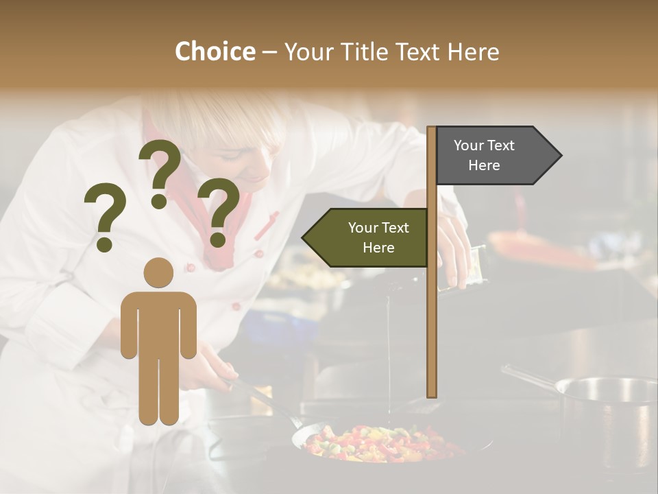 Restaurant Kitchen Hotel Caucasian PowerPoint Template