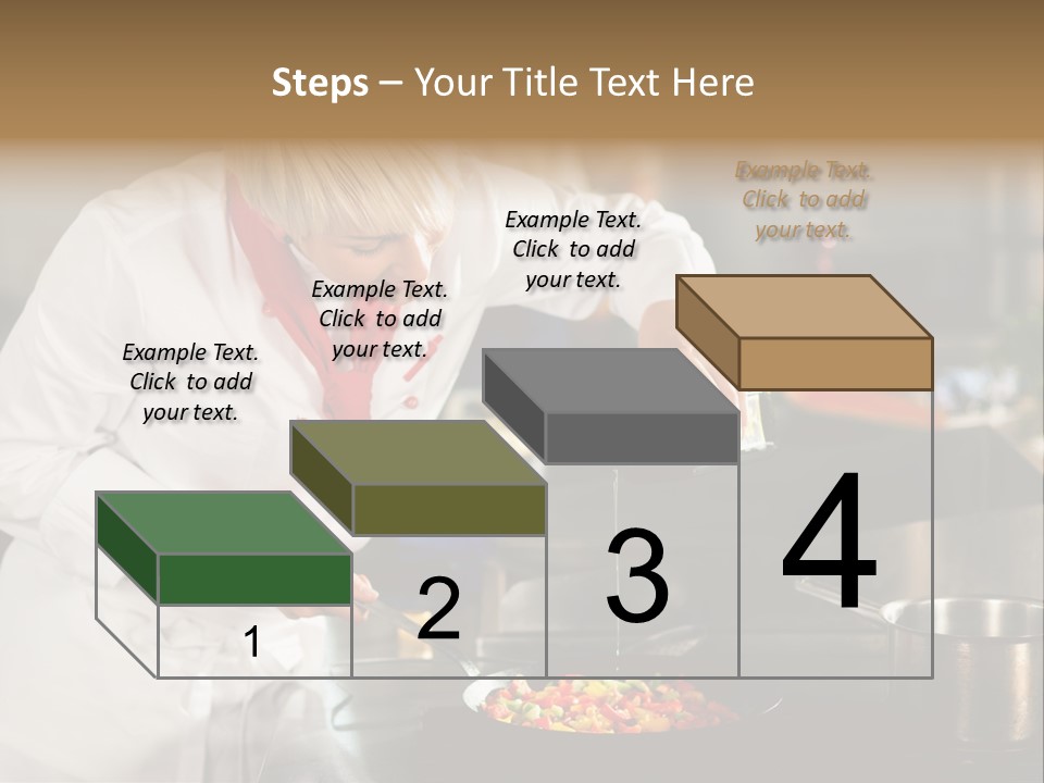 Restaurant Kitchen Hotel Caucasian PowerPoint Template