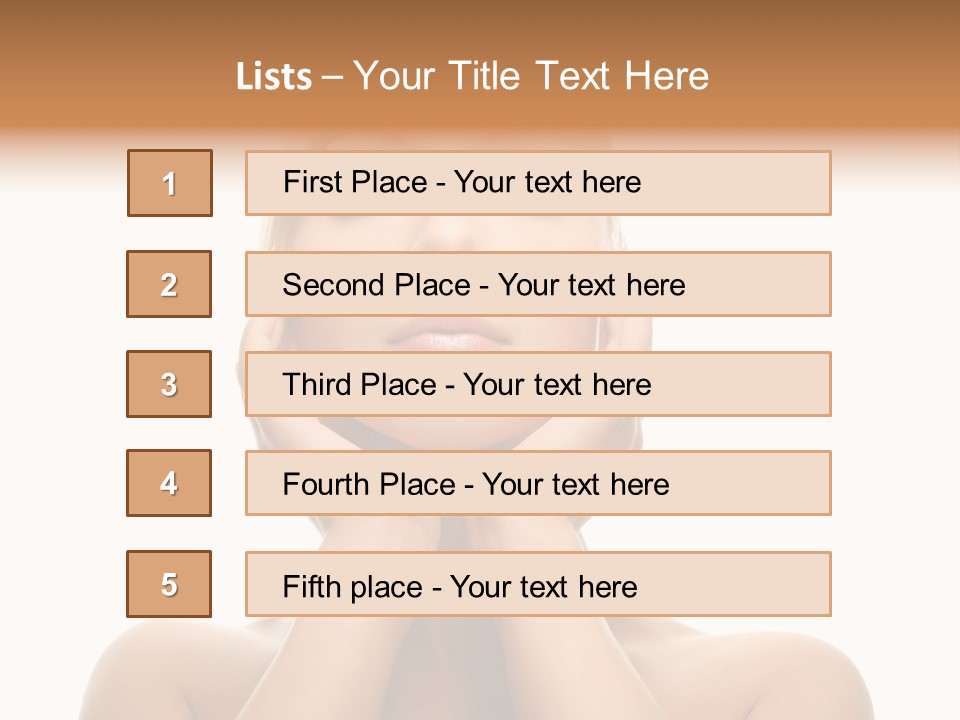 Freshness Purity Isolated PowerPoint Template