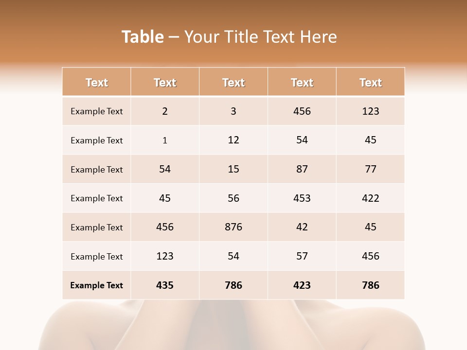 Freshness Purity Isolated PowerPoint Template