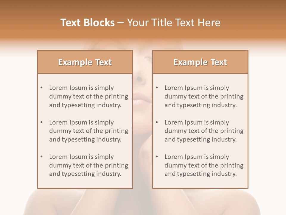 Freshness Purity Isolated PowerPoint Template
