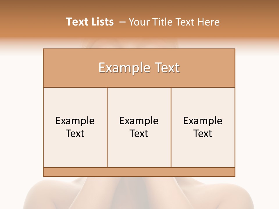 Freshness Purity Isolated PowerPoint Template