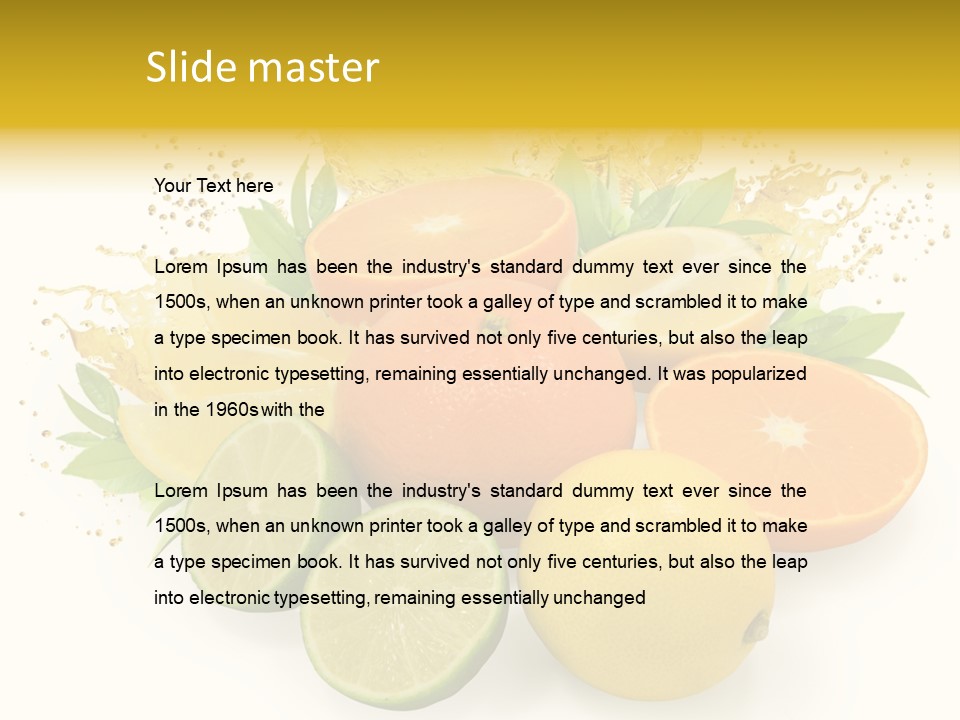 Health Food Green PowerPoint Template