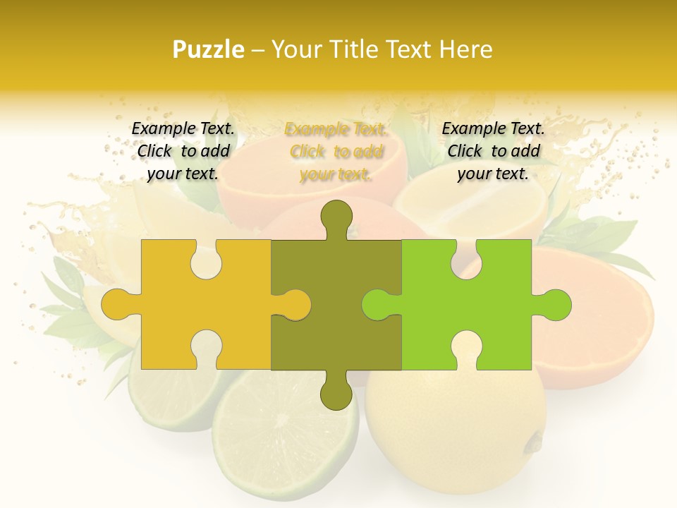 Health Food Green PowerPoint Template