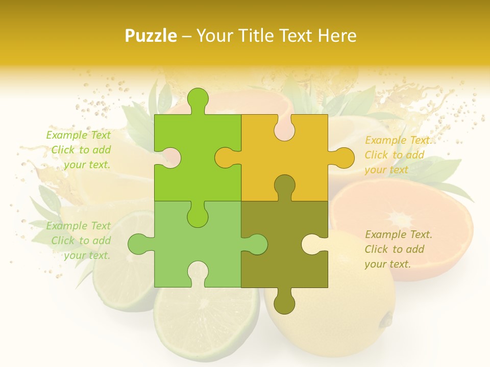 Health Food Green PowerPoint Template