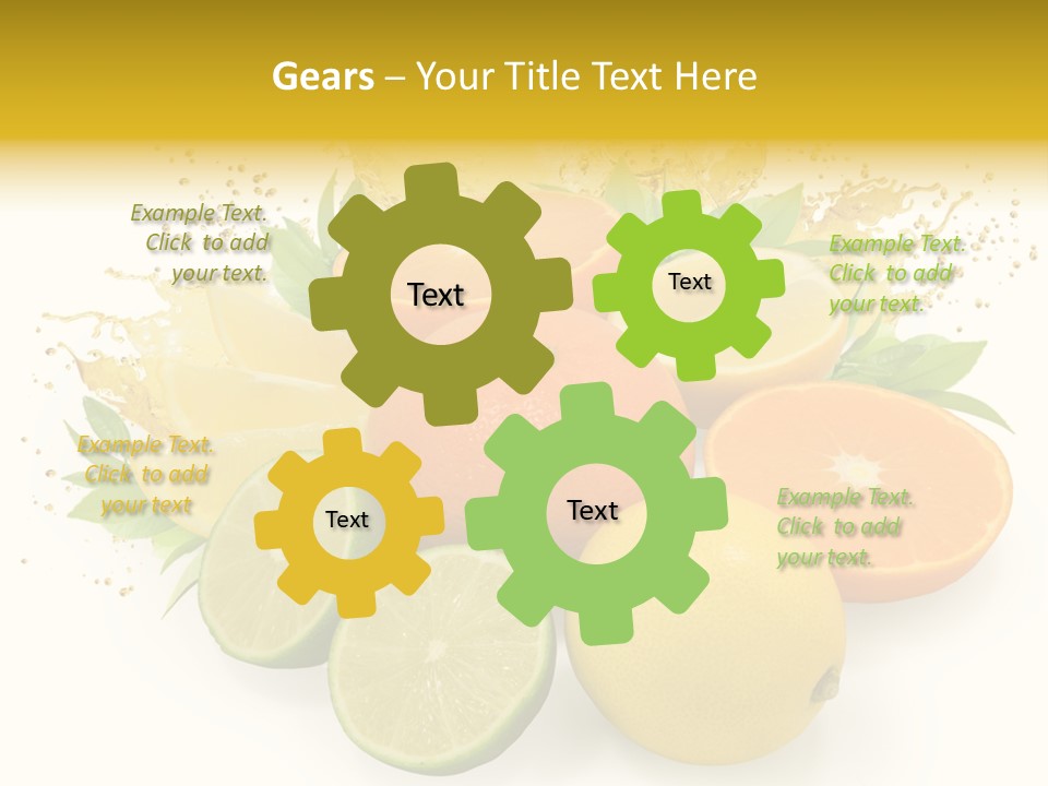 Health Food Green PowerPoint Template