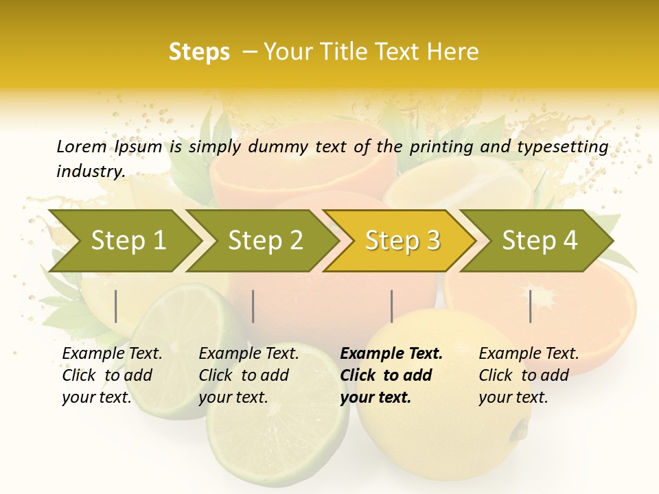 Health Food Green PowerPoint Template
