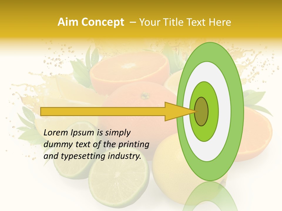 Health Food Green PowerPoint Template