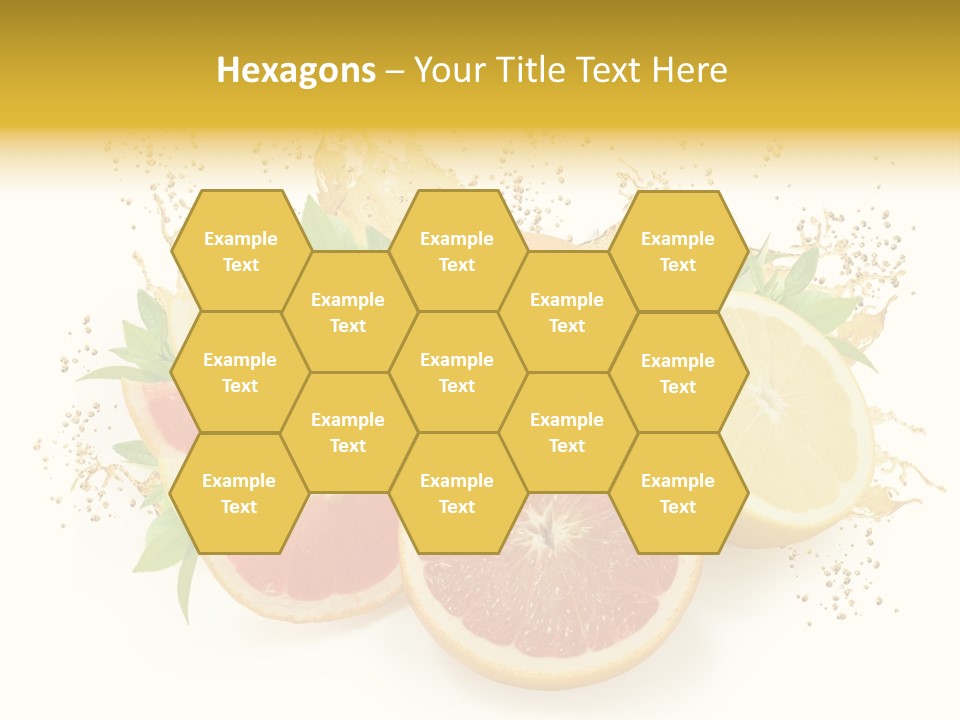 Cocktail Juice Slice PowerPoint Template