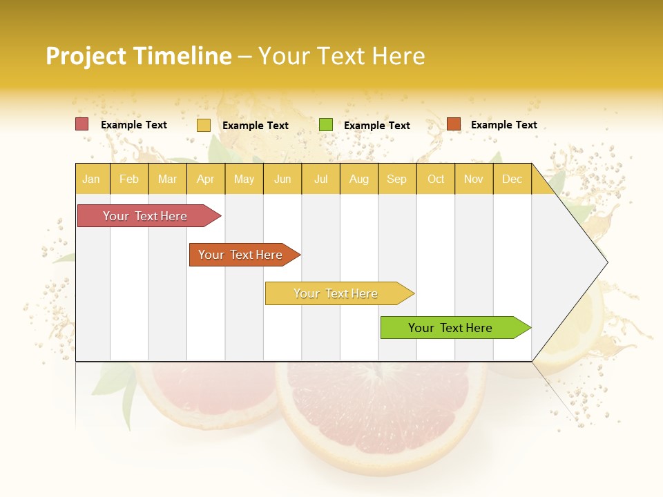 Cocktail Juice Slice PowerPoint Template