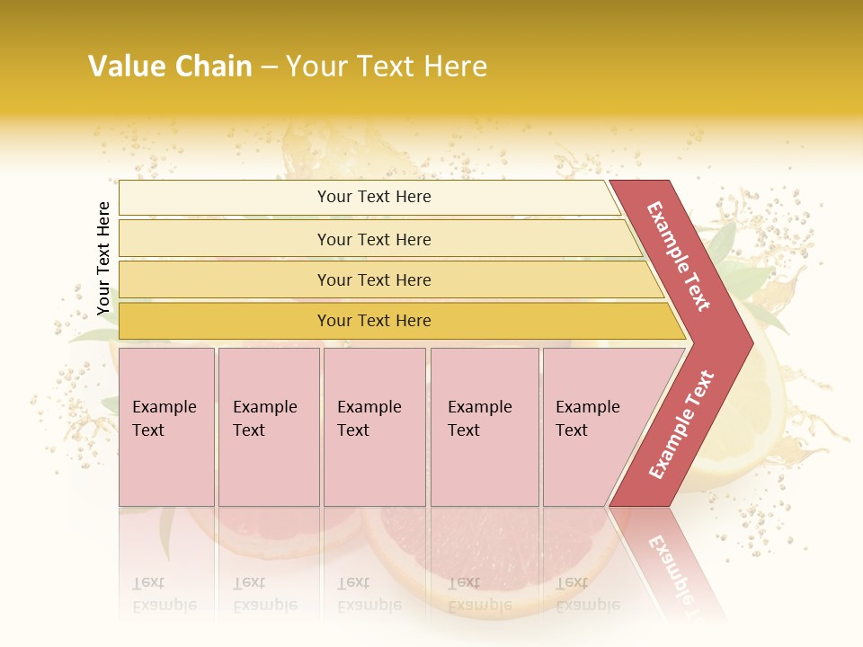 Cocktail Juice Slice PowerPoint Template