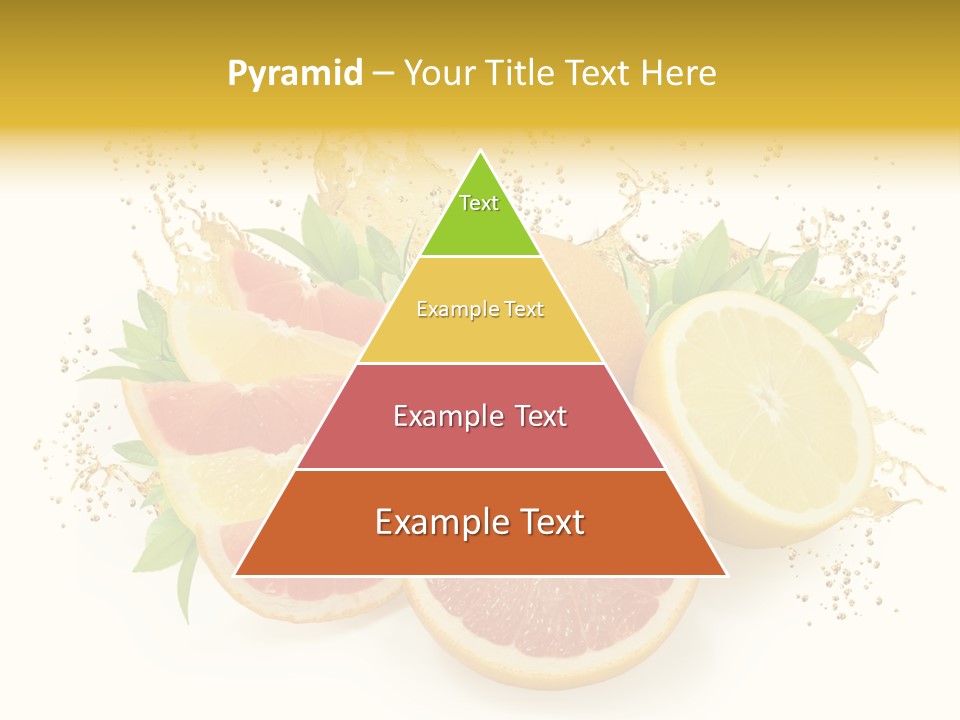 Cocktail Juice Slice PowerPoint Template