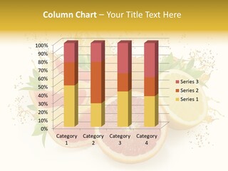 Cocktail Juice Slice PowerPoint Template