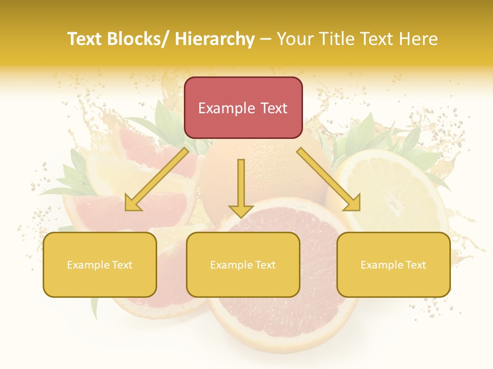 Cocktail Juice Slice PowerPoint Template