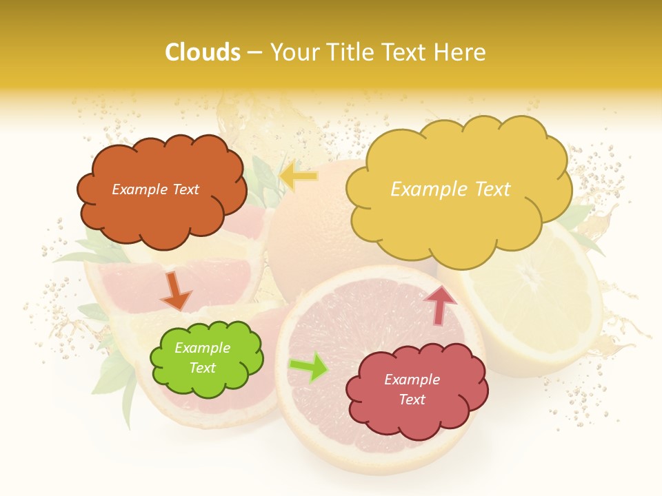 Cocktail Juice Slice PowerPoint Template