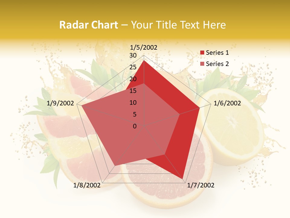 Cocktail Juice Slice PowerPoint Template