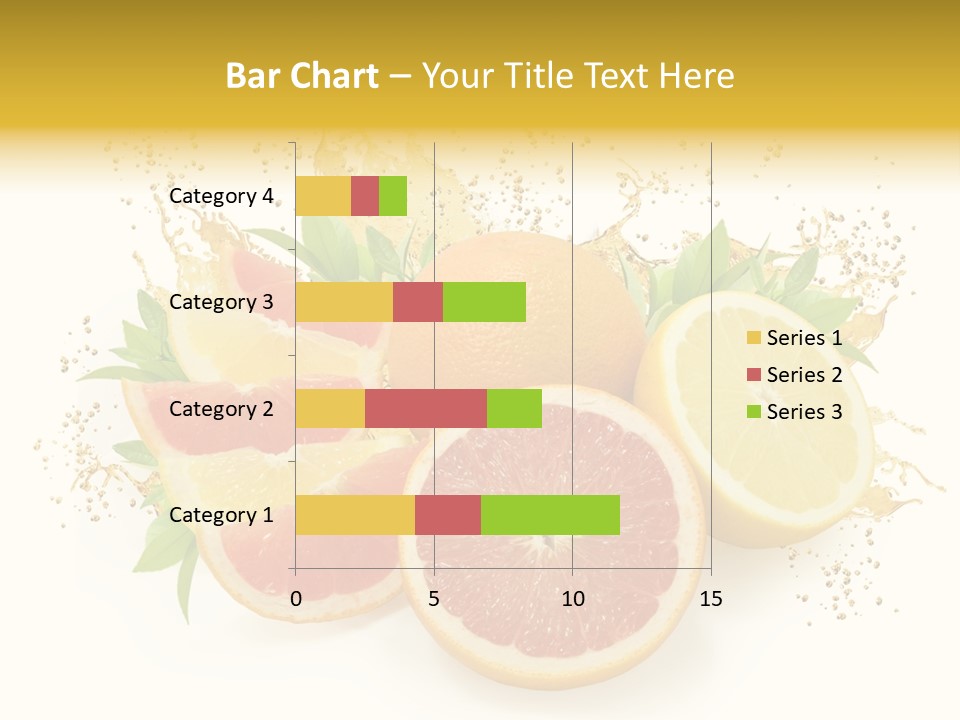 Cocktail Juice Slice PowerPoint Template