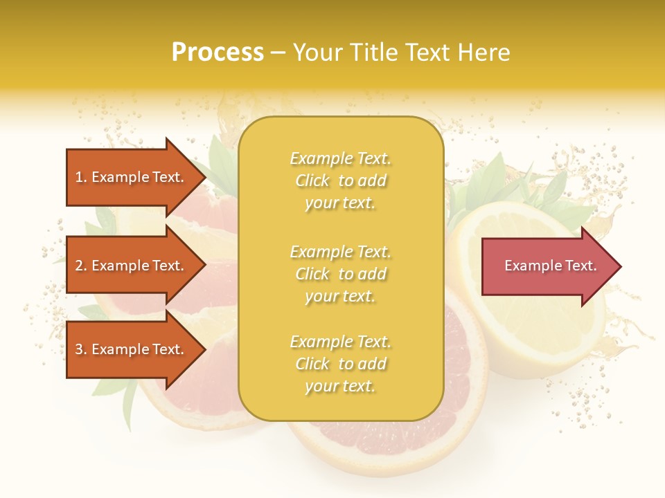 Cocktail Juice Slice PowerPoint Template
