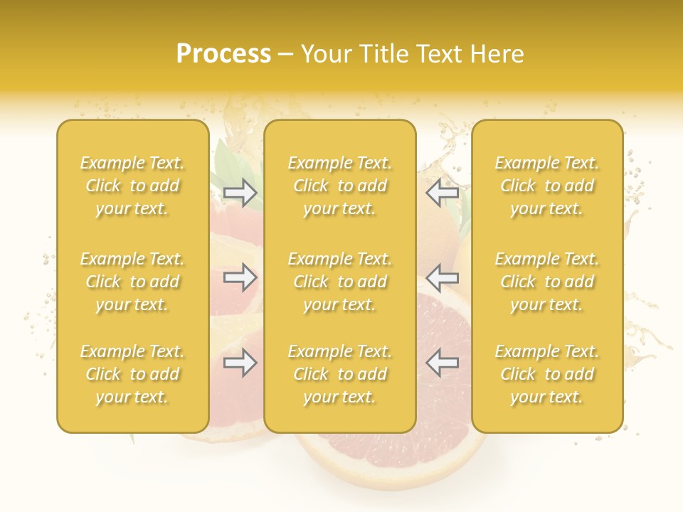 Cocktail Juice Slice PowerPoint Template