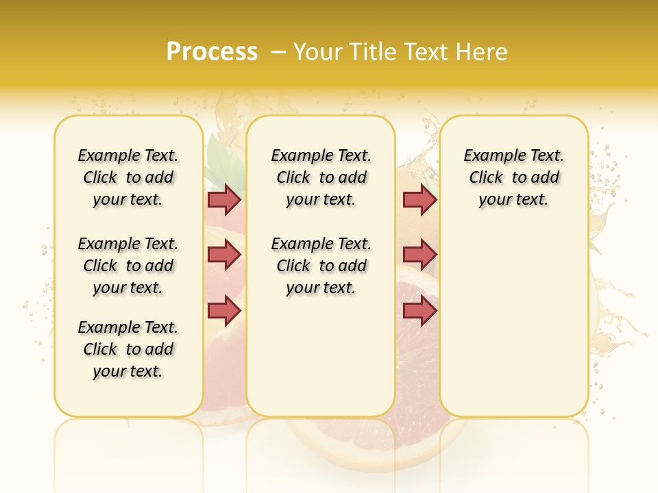 Cocktail Juice Slice PowerPoint Template