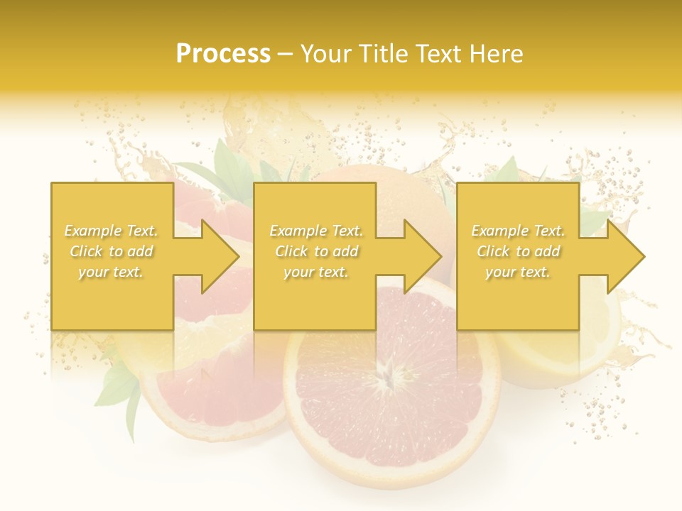 Cocktail Juice Slice PowerPoint Template