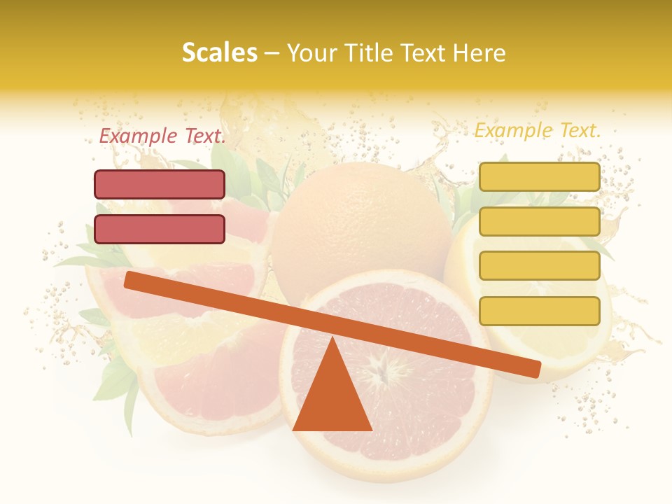 Cocktail Juice Slice PowerPoint Template