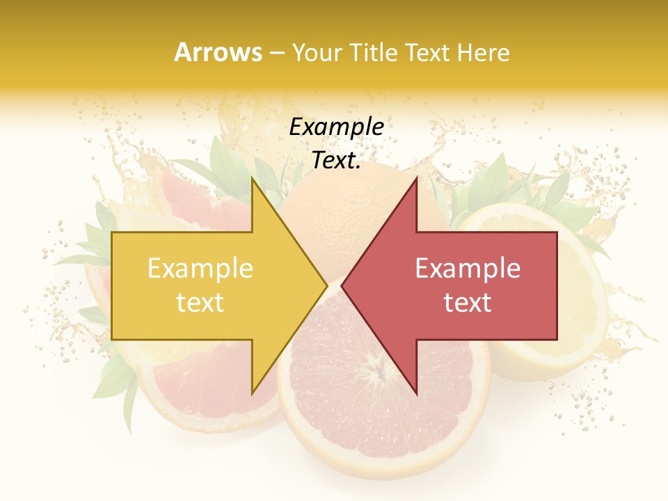 Cocktail Juice Slice PowerPoint Template