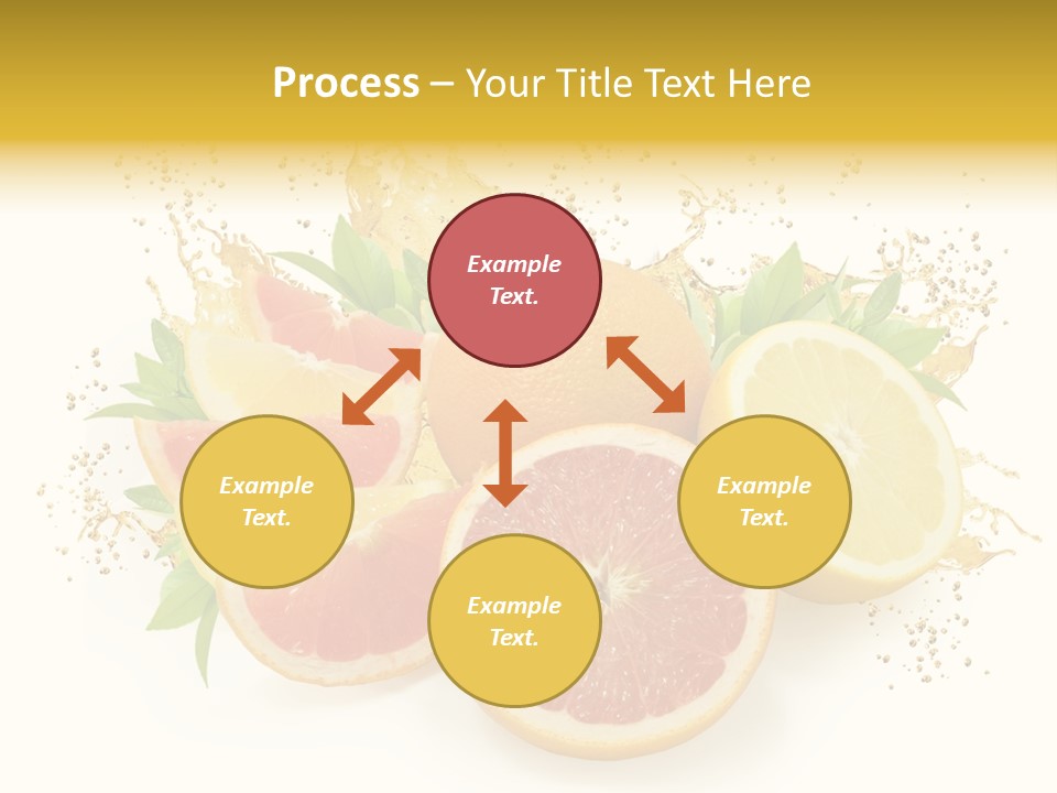 Cocktail Juice Slice PowerPoint Template