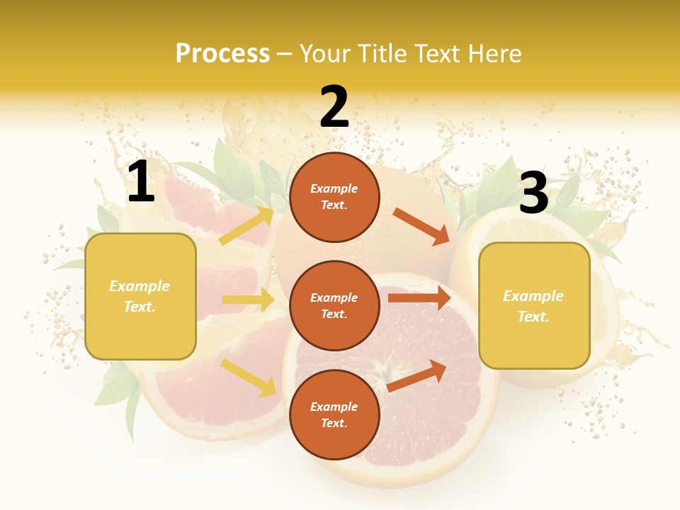 Cocktail Juice Slice PowerPoint Template