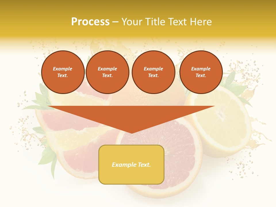 Cocktail Juice Slice PowerPoint Template