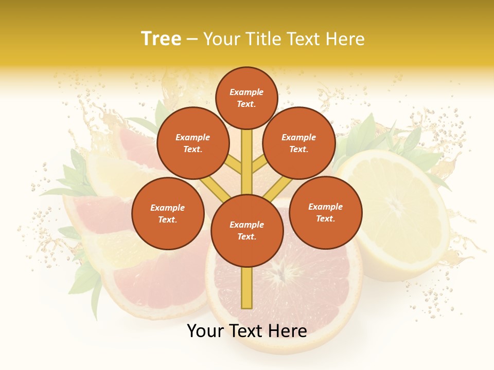 Cocktail Juice Slice PowerPoint Template