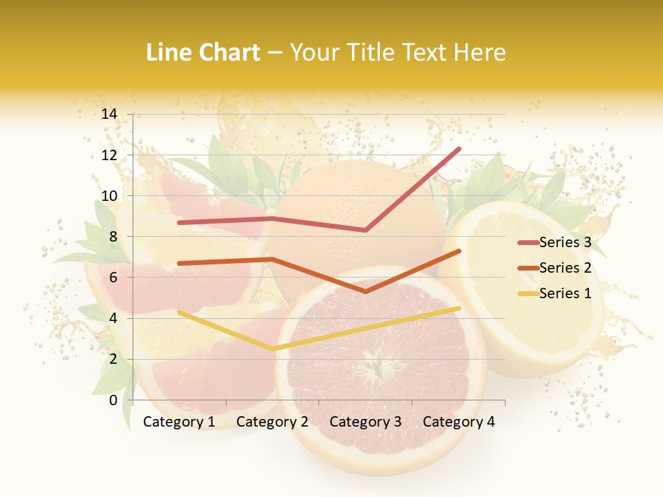 Cocktail Juice Slice PowerPoint Template