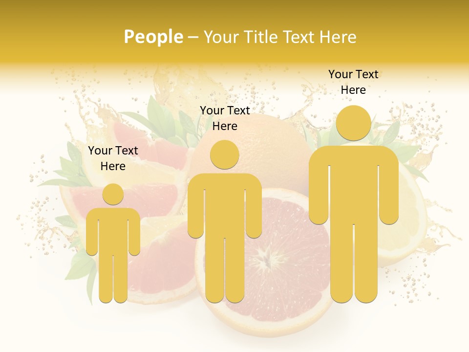 Cocktail Juice Slice PowerPoint Template