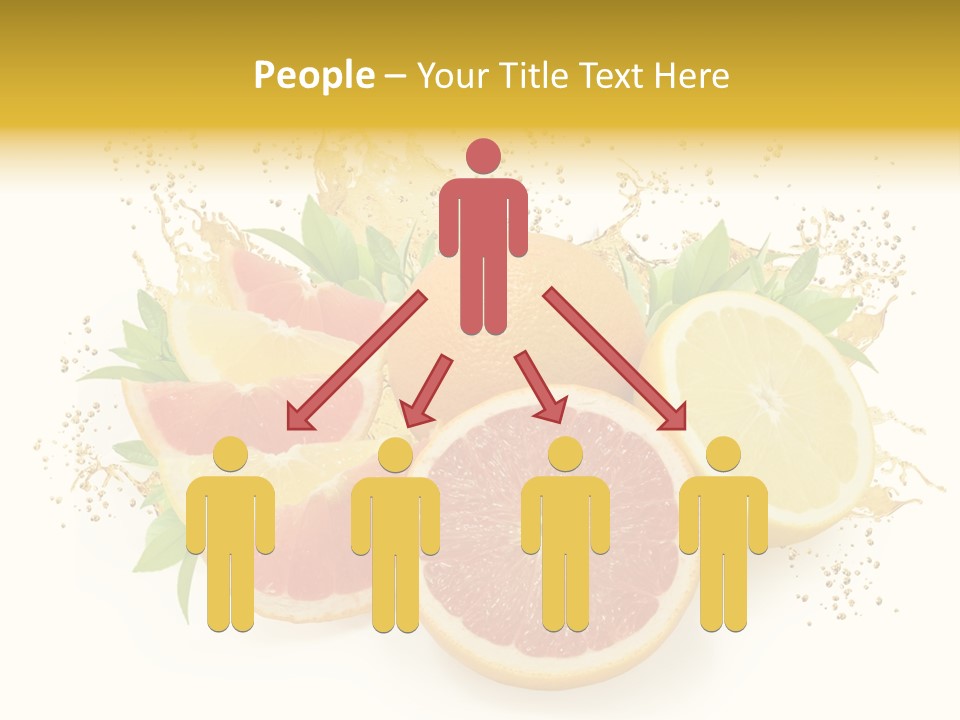 Cocktail Juice Slice PowerPoint Template