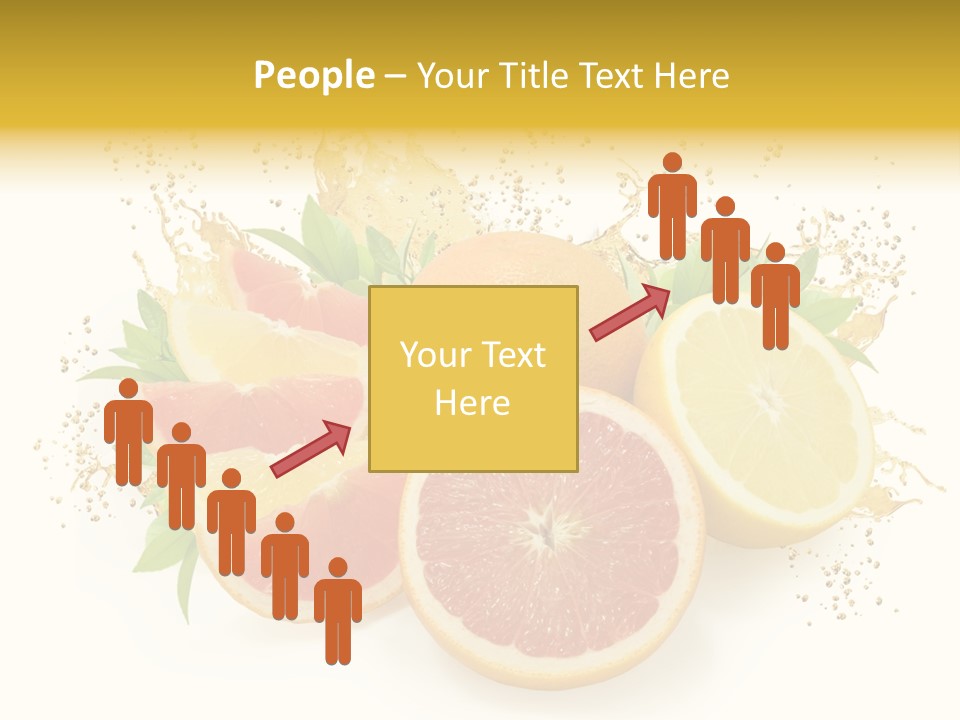 Cocktail Juice Slice PowerPoint Template