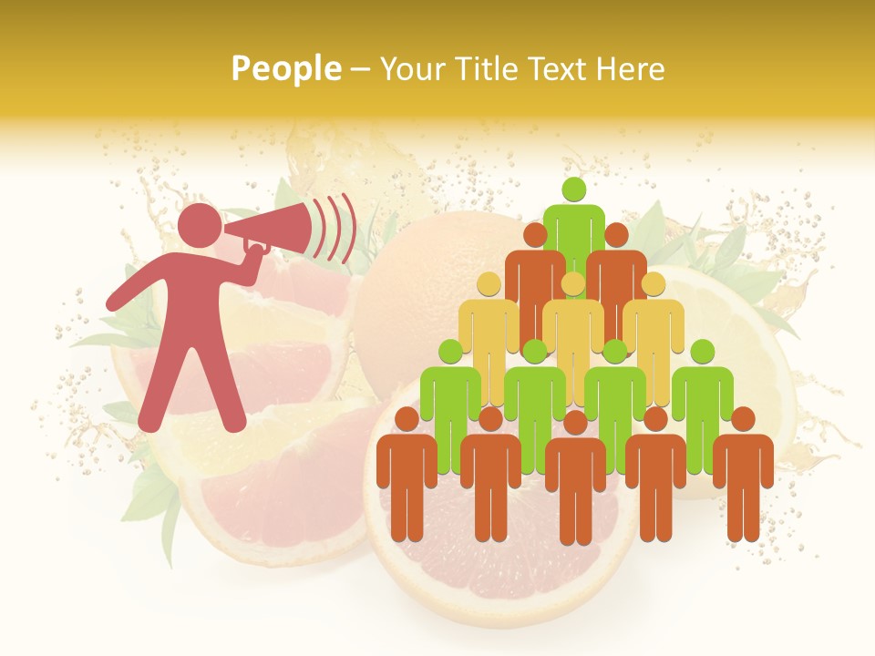 Cocktail Juice Slice PowerPoint Template