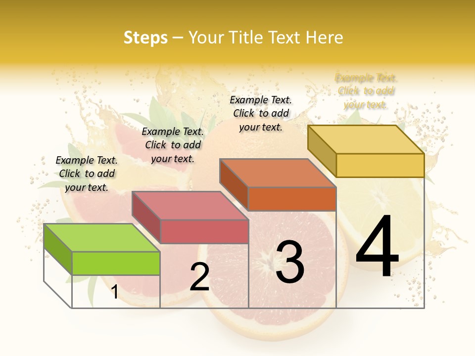 Cocktail Juice Slice PowerPoint Template