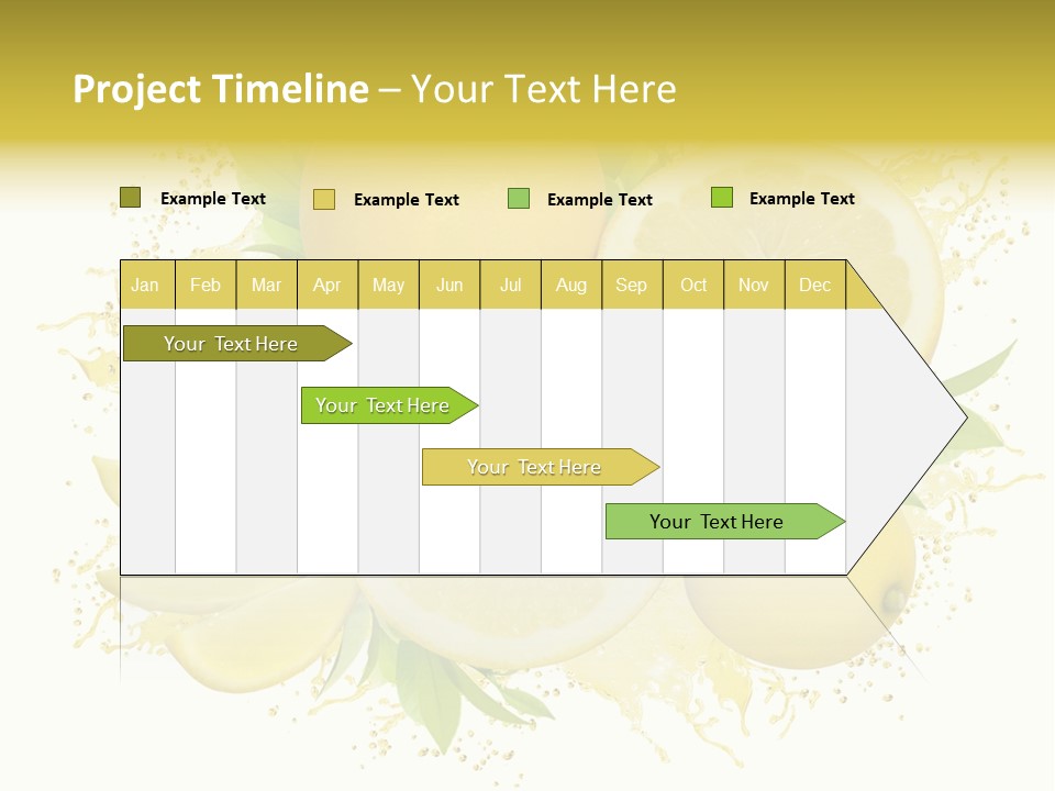 Citrus Lemon Ingredient PowerPoint Template