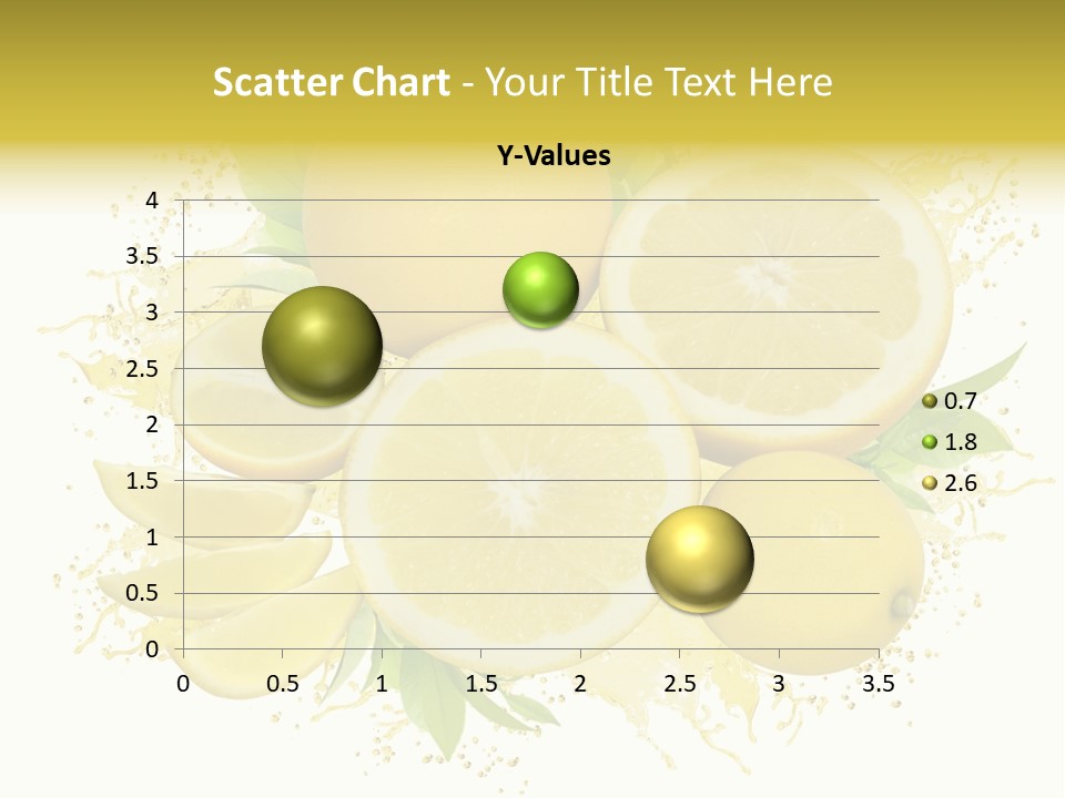 Citrus Lemon Ingredient PowerPoint Template