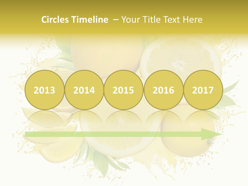 Citrus Lemon Ingredient PowerPoint Template