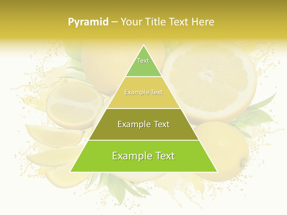 Citrus Lemon Ingredient PowerPoint Template