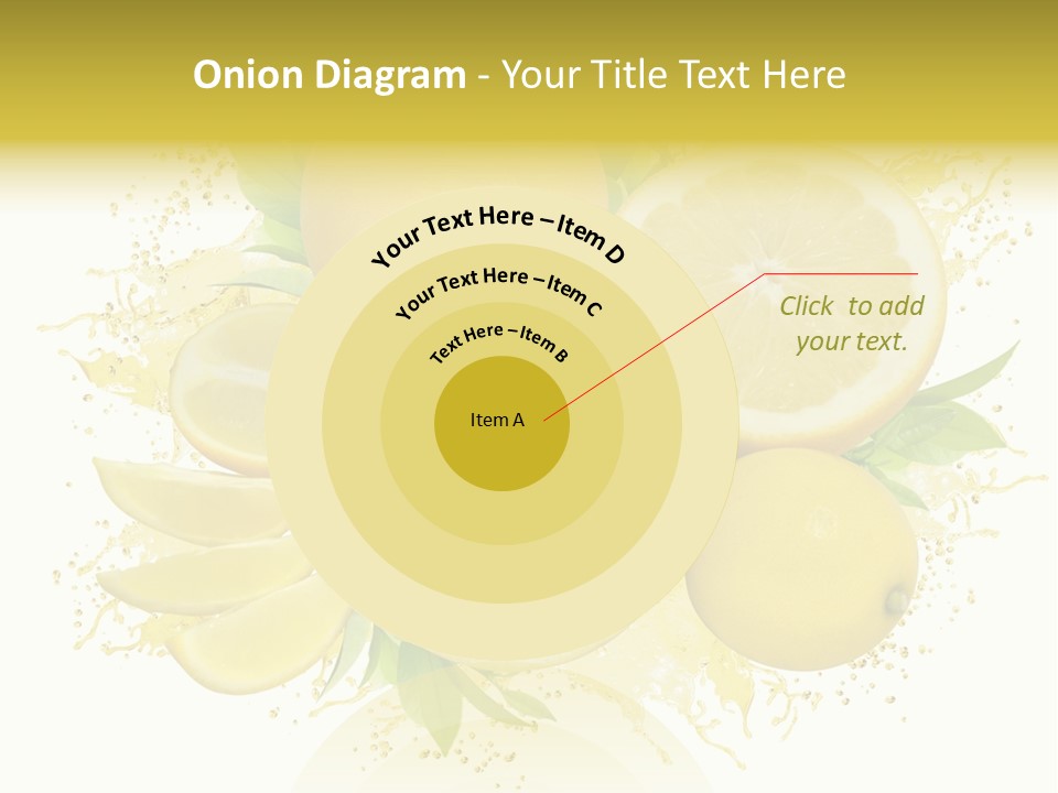 Citrus Lemon Ingredient PowerPoint Template