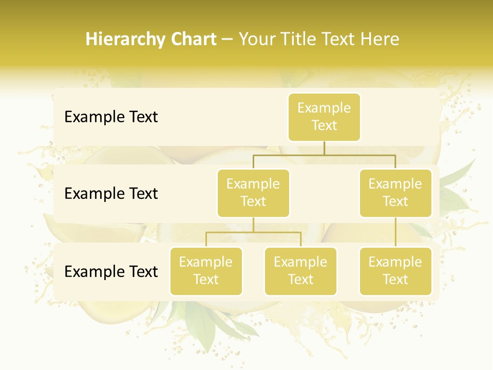 Citrus Lemon Ingredient PowerPoint Template