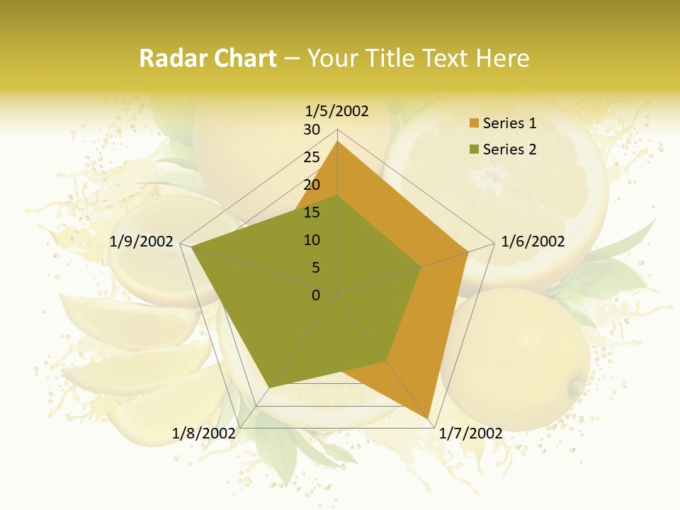 Citrus Lemon Ingredient PowerPoint Template