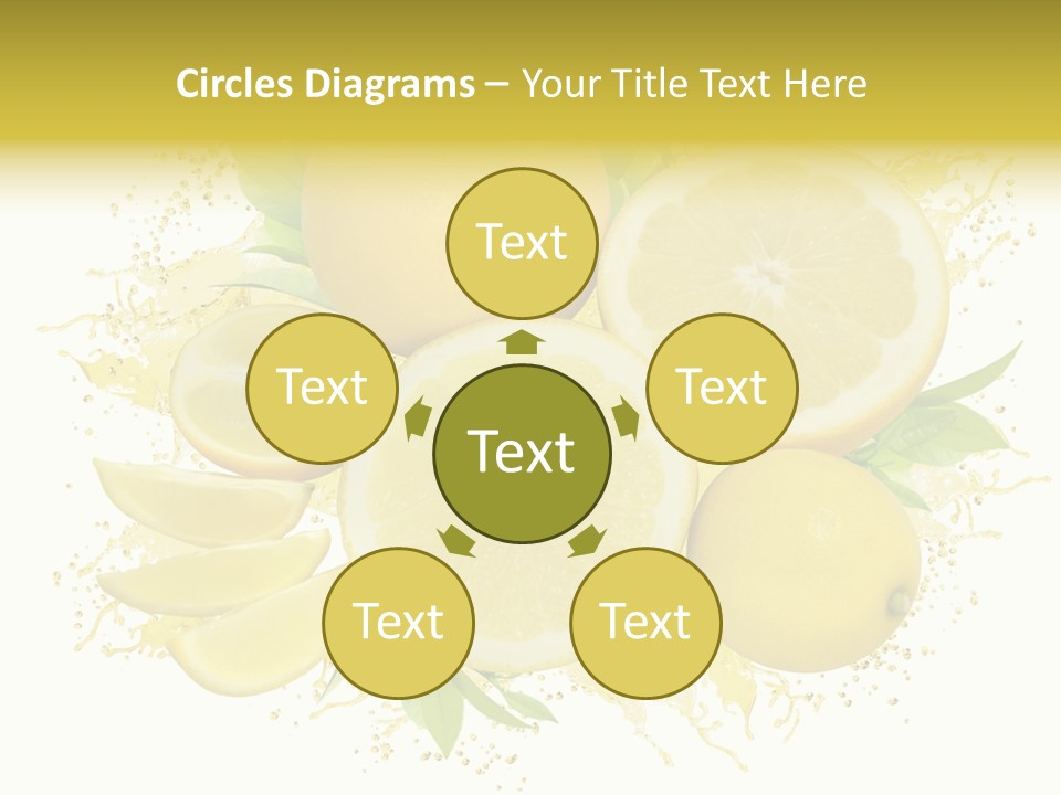 Citrus Lemon Ingredient PowerPoint Template