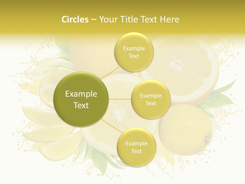 Citrus Lemon Ingredient PowerPoint Template