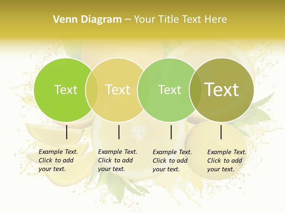 Citrus Lemon Ingredient PowerPoint Template
