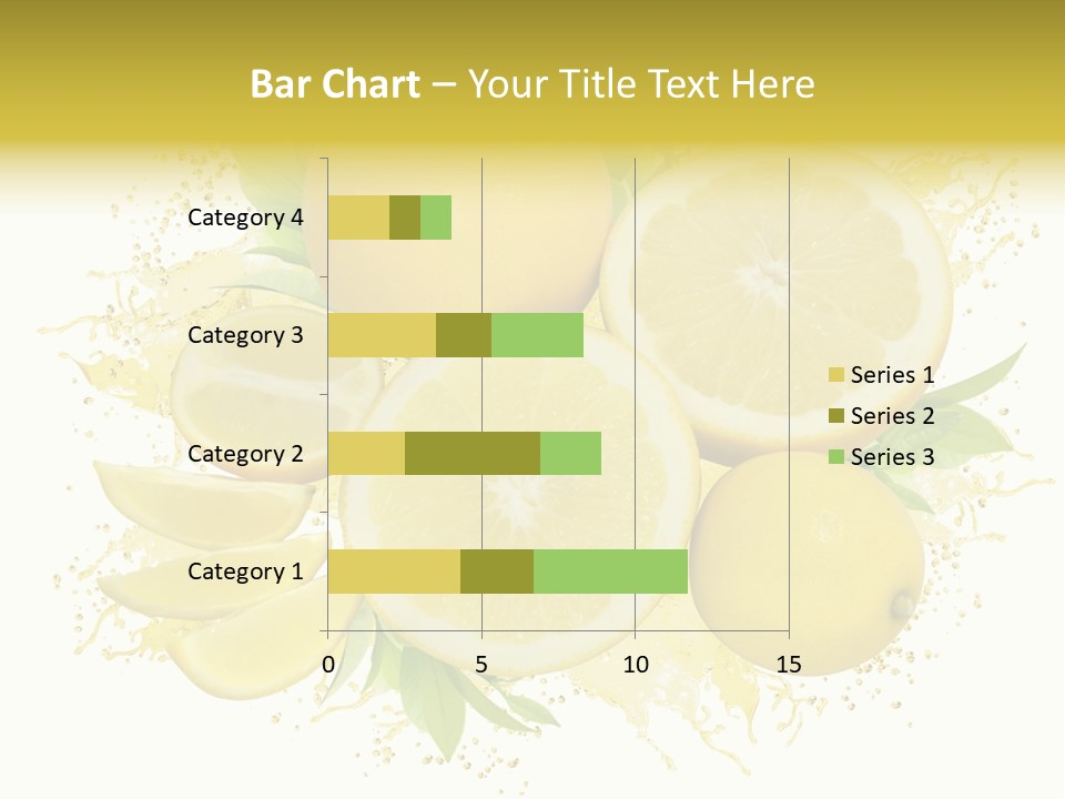 Citrus Lemon Ingredient PowerPoint Template