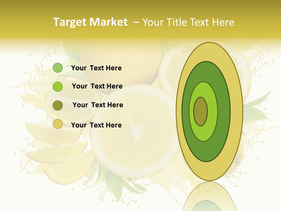 Citrus Lemon Ingredient PowerPoint Template