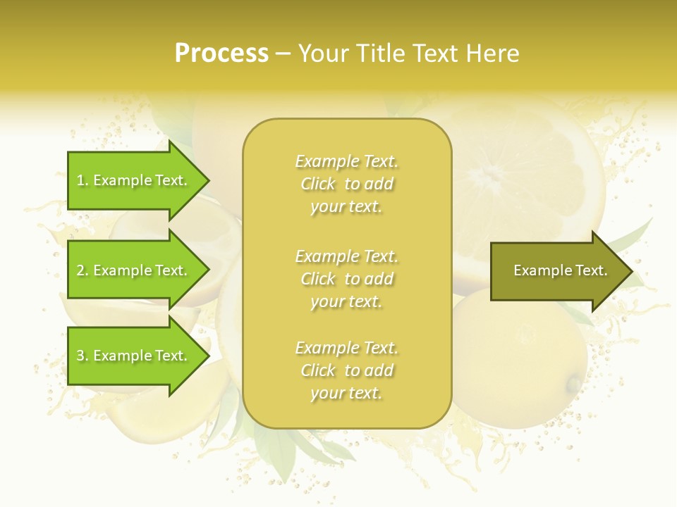 Citrus Lemon Ingredient PowerPoint Template